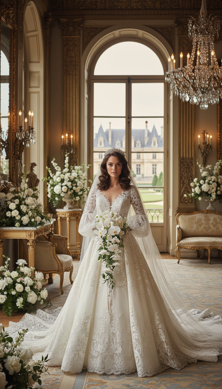 премиум-класс тематическая свадебная фотография портрета невесты, утончённая роскошь, элегантность для свадебных услуг